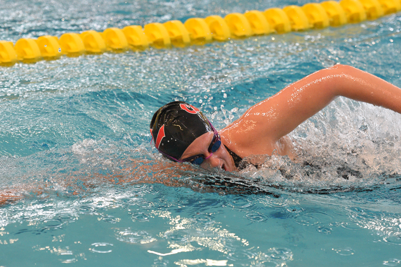 Janet Gates and the Cal U swim team will compete at the University of Pittsburgh 