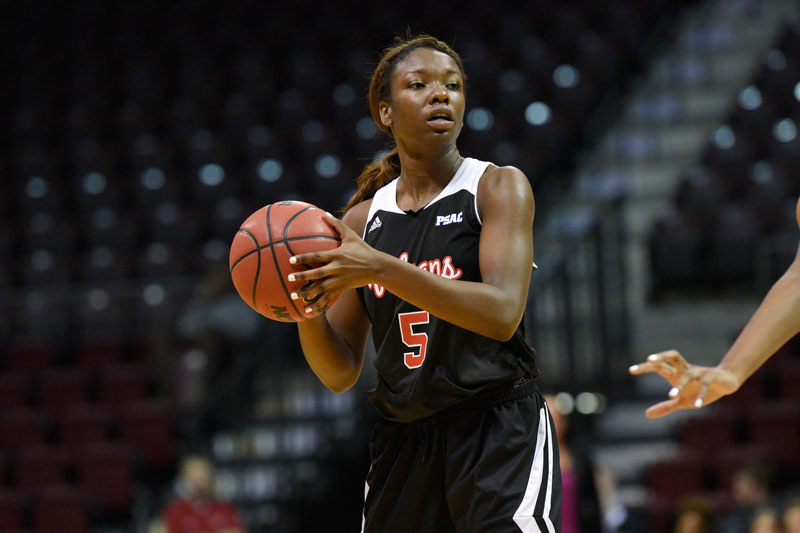 Seairra Barrett put up 19 points against the University of Pittsburgh-Johnstown