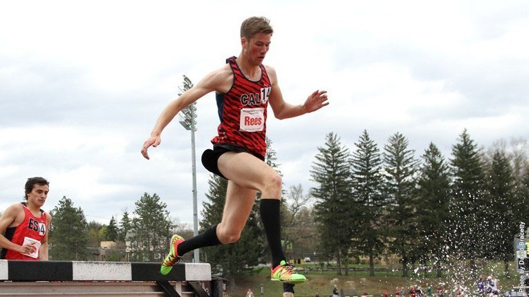 Gabe Rees has qualified for the PSAC Championships with his 3,000-meter steeplecase run of 9:55:.68. 