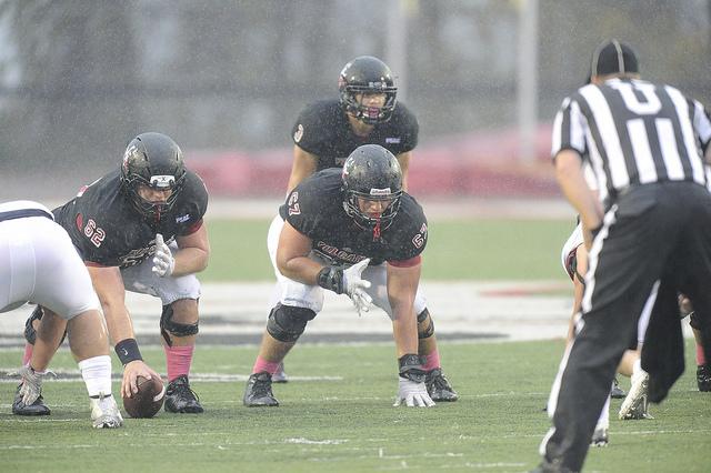 Quarterback Mike Keir leads the Vulcan offense.