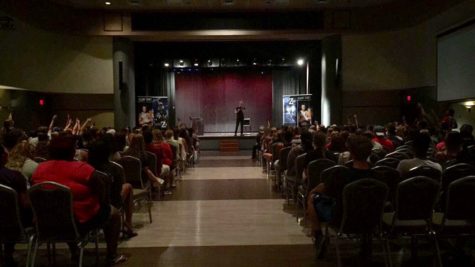 Elliot Zimet performs at Cal U.