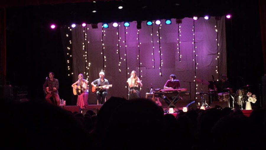 Colbie Caillat and company perform at the Carnegie Music Hall in Homestead.