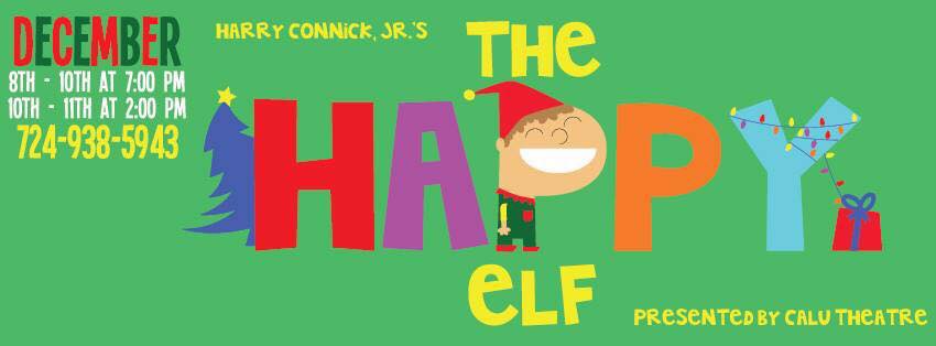 The Happy Elf promotional material was designed by Nick Franczak.