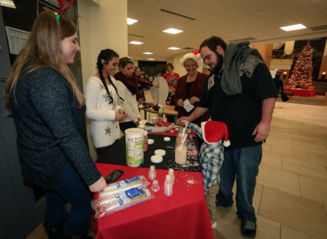 PSECU offered those at Holly Day the chance to make 'Reindeer Food' in preparation for Santa's arrival.