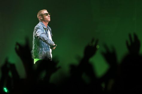 Photo of Macklemore courtesy of Fiona Goodall/Getty Images.