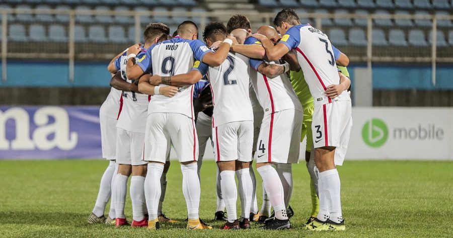 Photo of the U.S. Mens National Team against Trinidad and Tobago courtesy of  John Dorton/U.S. Soccer.