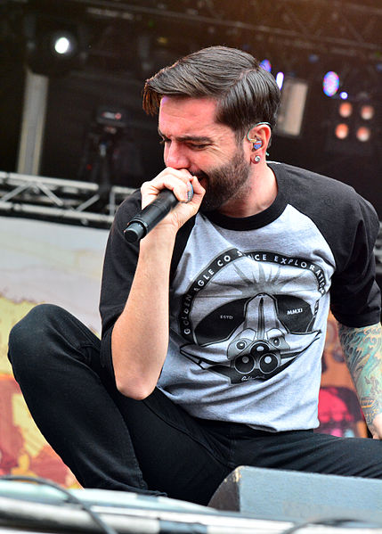Photo of Jeremy McKinnon from A Day To Remember courtesy of Wikimedia Commons.
