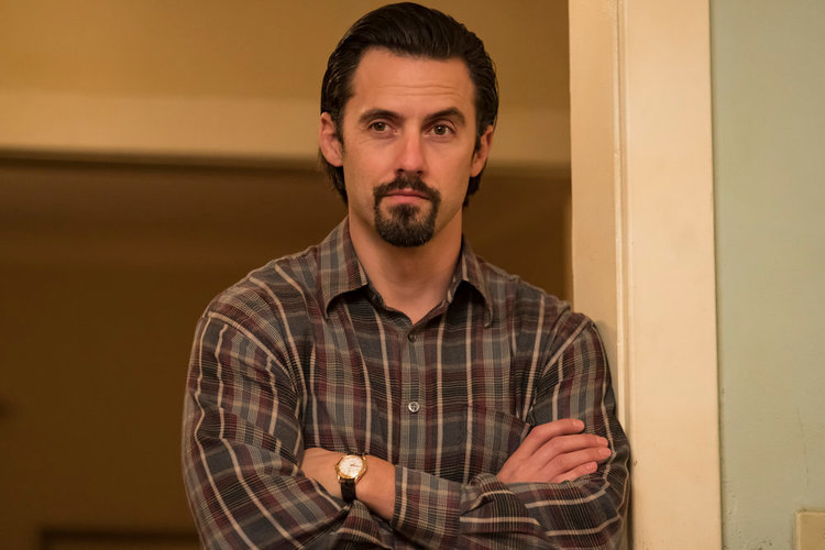 Photo of Milo Ventimiglia as Jack Pearson on NBCs primetime hit show This Is Us courtesy of NBC.