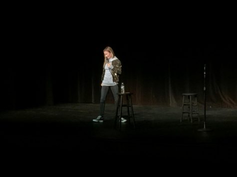 Jessimae Peluso performs at California University of Pennsylvania at the Student Activities Board's Funny Freaking Friday.