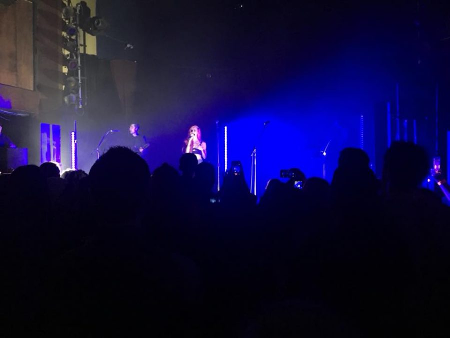 My view of Lights at Mr. Smalls Theatre on March 7, 2018. Lights is on her We Were Here Tour 2018.
