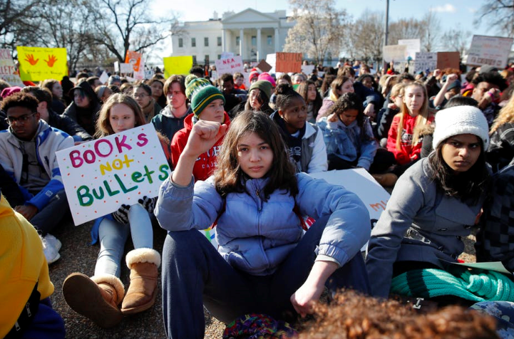 Photo from Washington D.C. during the March for Our Lives protes courtesy of Carolyn Kaster/Associated Press.