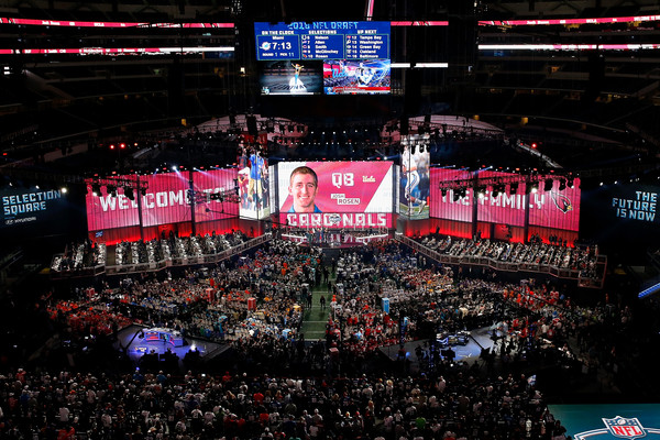 Photo from the 2018 NFL Draft courtesy of Tim Warner/Getty Images.
