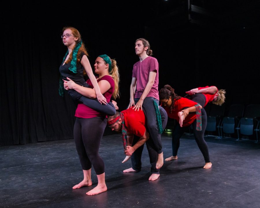 The First Year Students take stage with Red Horse