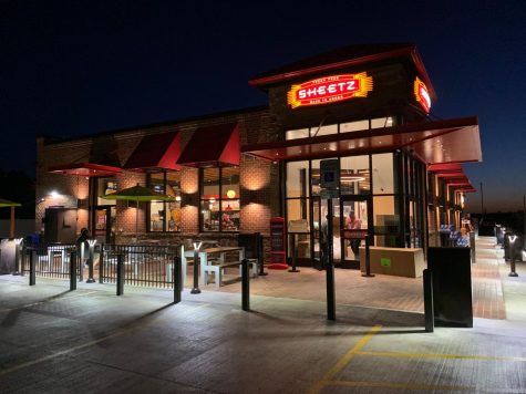 It's six a.m., August 29, 2019, and the sun is about to rise over the new Sheetz convenience store on Route 40 in Brownsville, Pa.