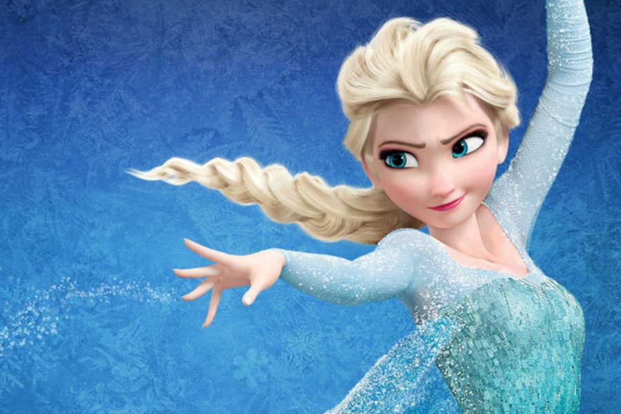 Elsa from Disneys movie Frozen sings the hit song Let it go.