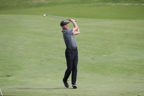 (FILE) Ryan Smith, Cal U men's golf team, at the NCAA Atlantic/East Region Championships at Totteridge Golf Club, Greensburg, Pa. on May 9, 2019.