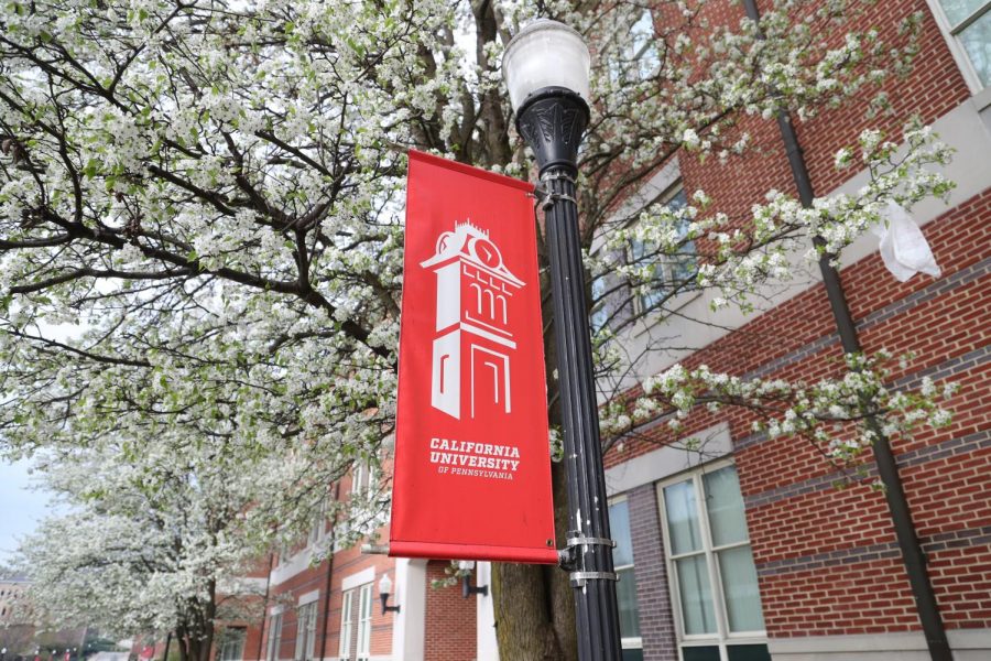 Eberly Hall, California University of Pennsylvania campus, April 5, 2020