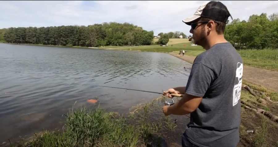 CUTV fishing expert Trevin TK Keteles shows how to get ready to fish, and then puts the line in the water for some fishing action!