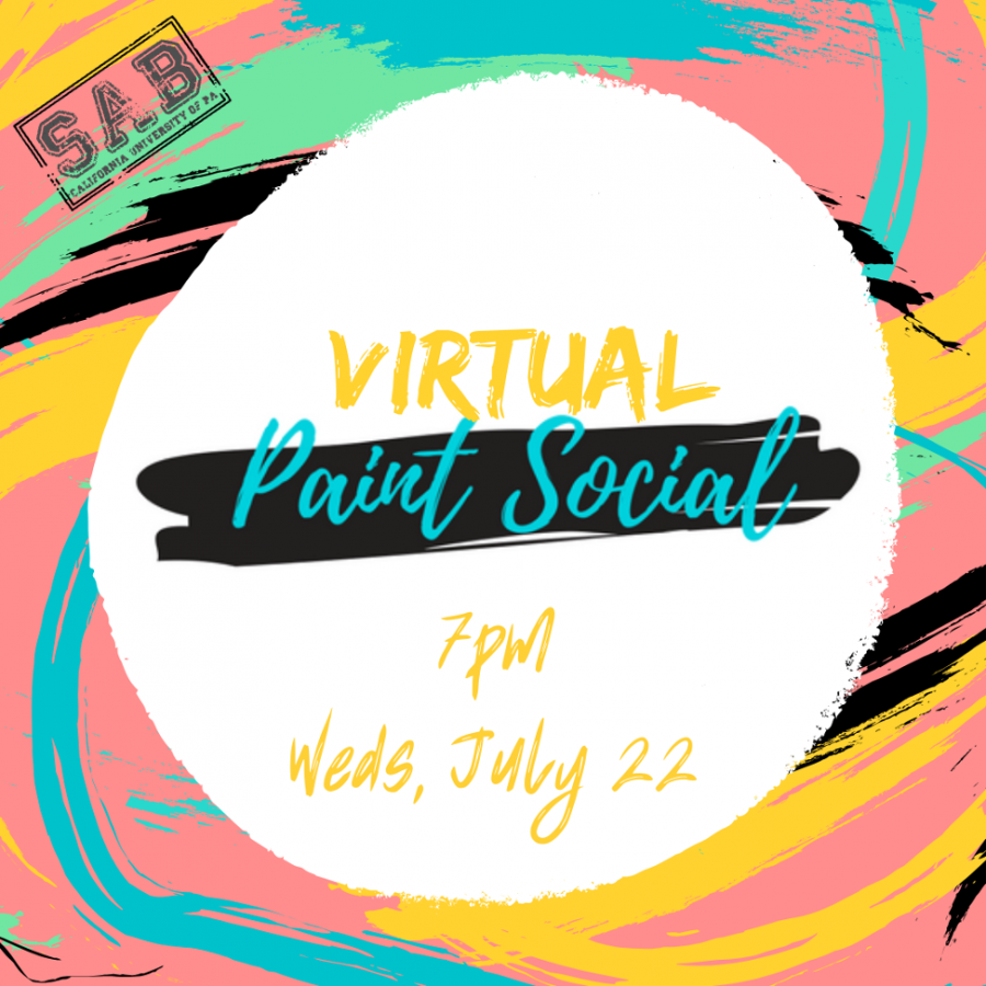 Virtual Paint Social for Cal U Students, July 22