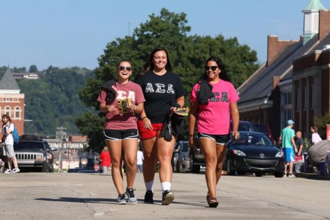 Move-in Day at California University of Pennsylvania, Aug. 24, 2018.