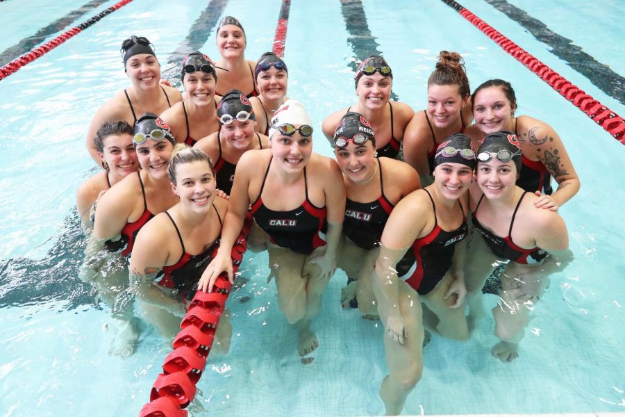 Cal U Swimming Team, Oct. 25, 2019.