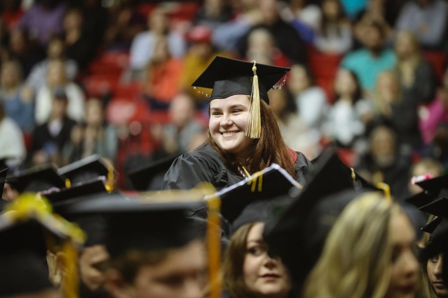 Undergraduate Commencement ceremony at California University of Pennsylvania, Convocation Center, Dec. 14, 2019.