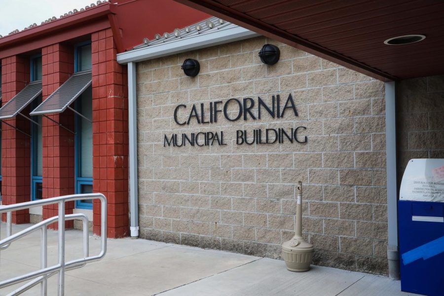 The municipal building of California Borough on Third Street in California, Pa. on Friday afternoon, Sept. 11, 2020. 