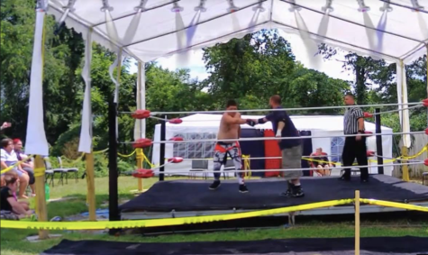 Jonathan Sakaguchi, (on left) known in the ring as