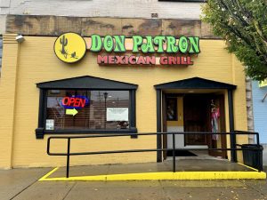 The front view of the new Don Patron Mexican Restaurant at 227 Wood Street, California, Pa.