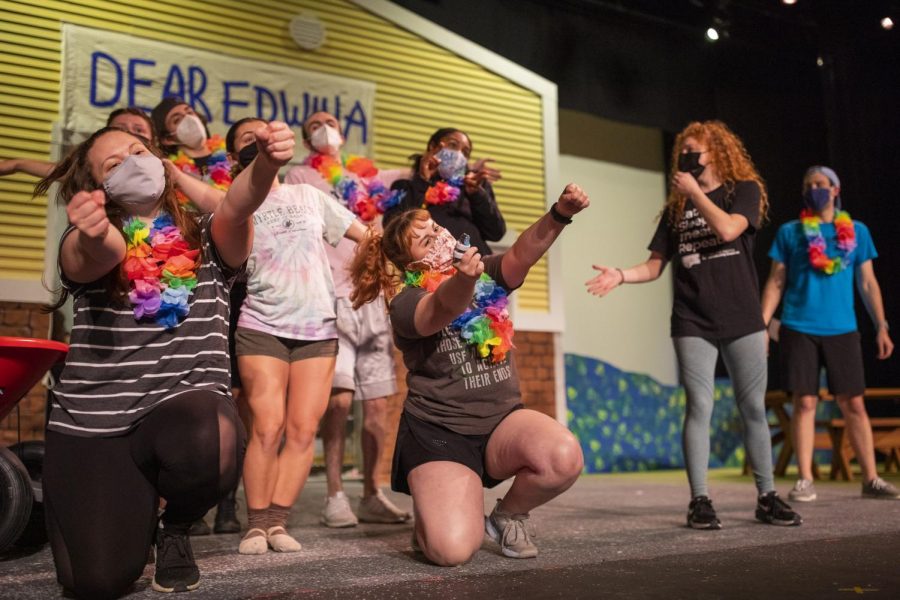 A scene from Cal U Theatres spring musical Dear Edwina