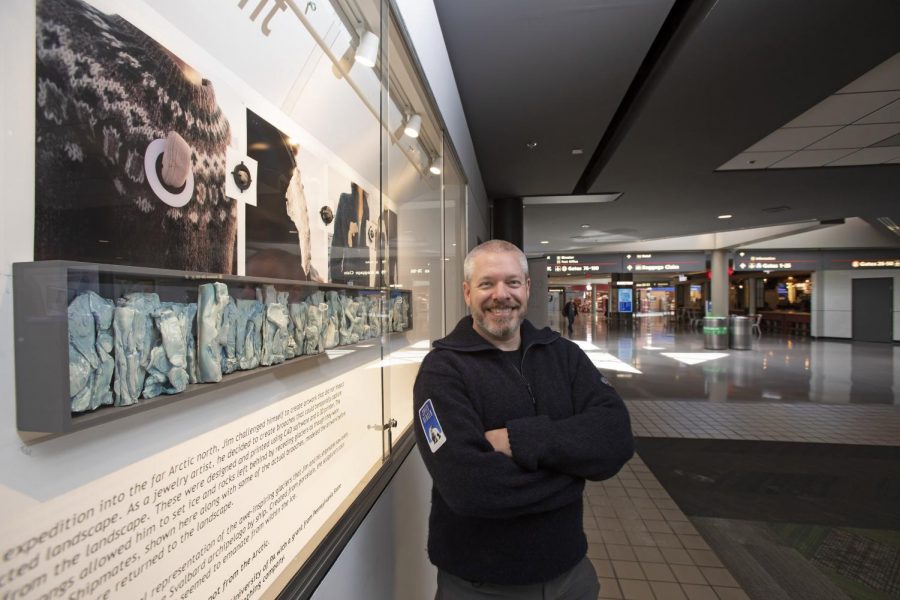 Cal U Professor Jim Bové’s sabbatical project, “Shadows of the Midnight Sun: Traveling to the Arctic Circle in Search of Inspiration,” also inspired a contemporary art installation on display through June 2021 at Pittsburgh International Airport.  