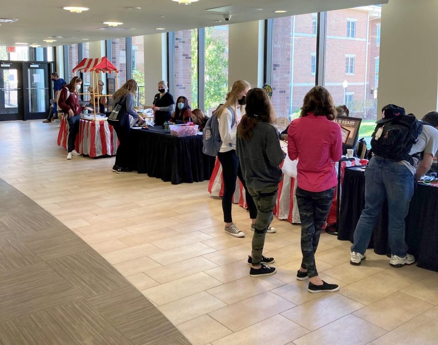 Students attend the Cal U Ready event in the Natali Student Center, Oct. 21, 2021