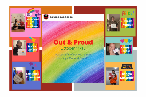 Cal U Rainbow Alliance officers posted images on the clubs Instagram site showing their pride and support during Coming Out Week, Oct. 12, 2021