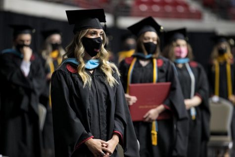 (File) Commencement Ceremony, California University of Pennsylvania, Convocation Center, May 7, 2021.
