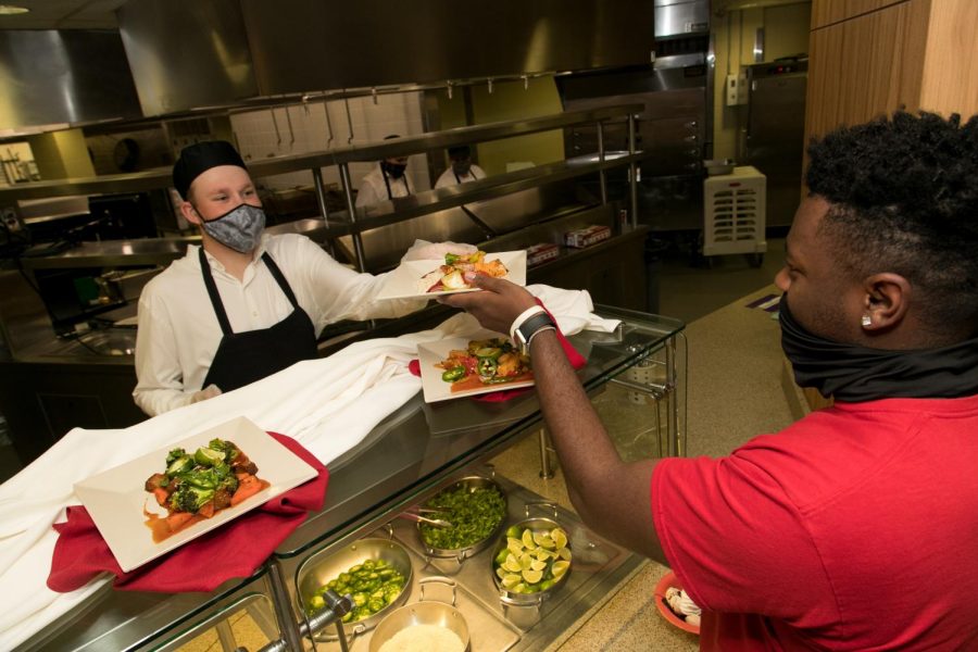 California University of Pennsylvania Club, dining hall, April 20, 2021. (Cal U marketing)