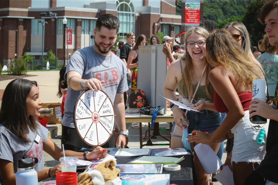 California University of Pennsylvania Club and Organization Fair, Welcome Weekend, August 22, 2021. (Jeff Helsel/Cal Times)