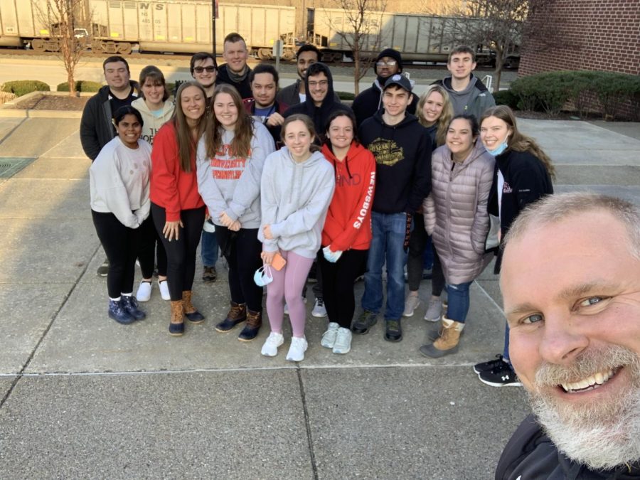 Group selfie taken on Feb.26. 2022, by Pete Ware