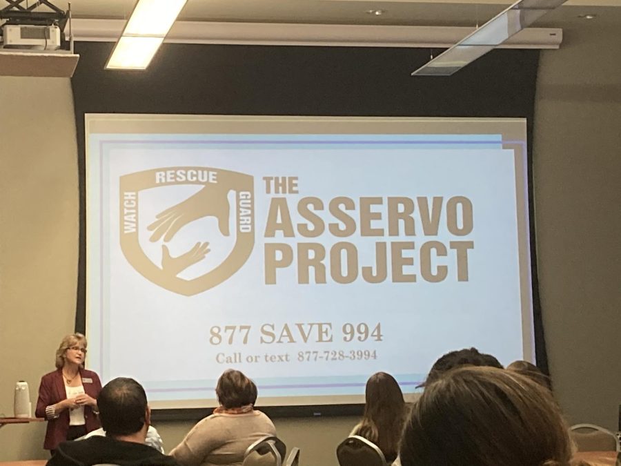 The Asservo Project leading the Human Trafficking 101: Education and Awareness Seminar