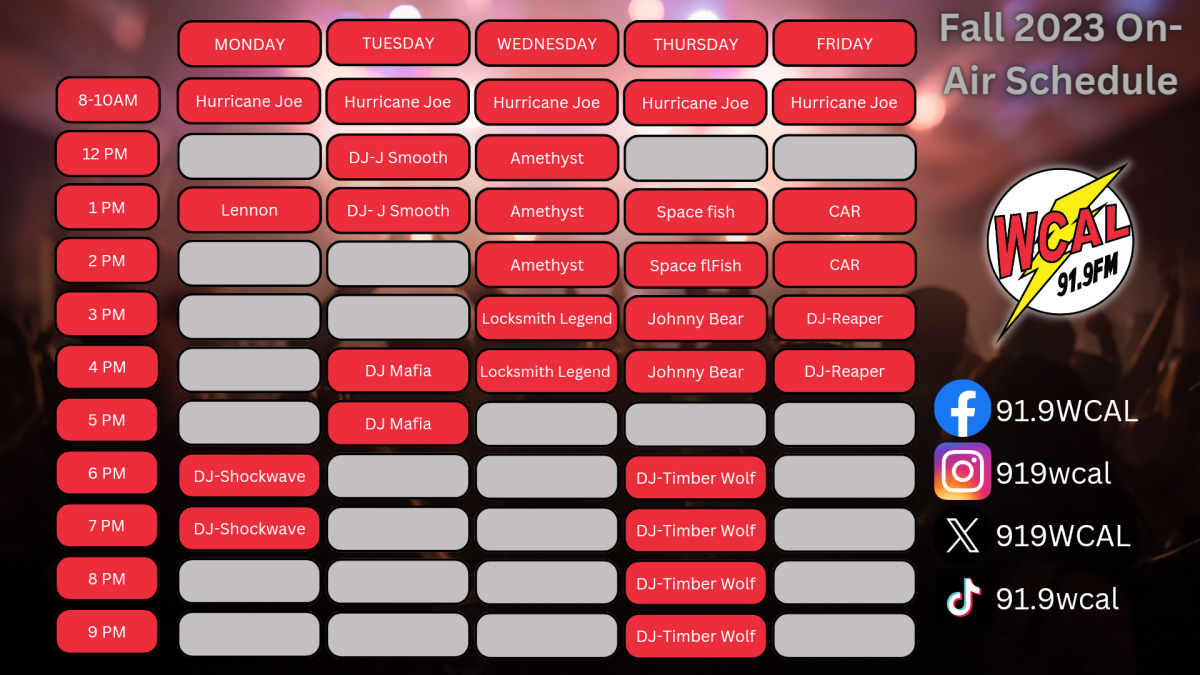 WCALs+Fall+2023+DJ+Schedule