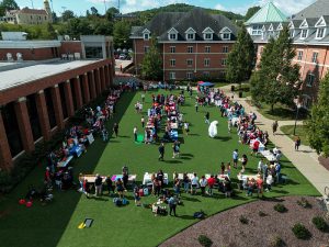 Vulcan Drones capture the Club and Org Fair on Thursday, Sept. 14