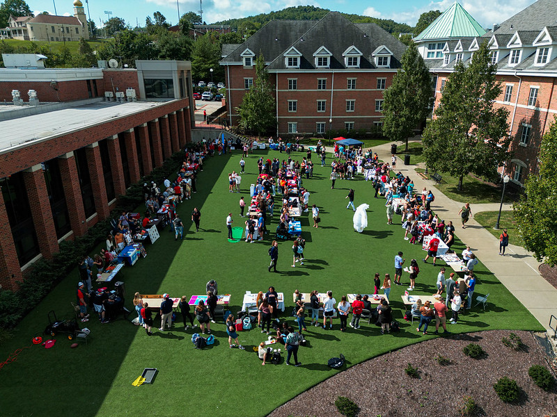 Vulcan Drones capture the Club and Org Fair on Thursday, Sept. 14