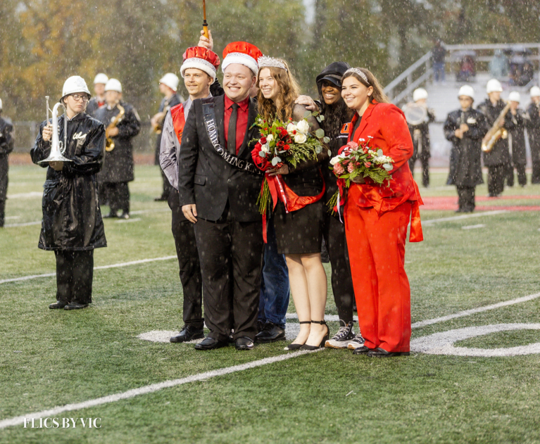 PennWest Californias 2023 Homecoming King, Darrek Harshberger, and Homecoming Queen, Sarah Seader