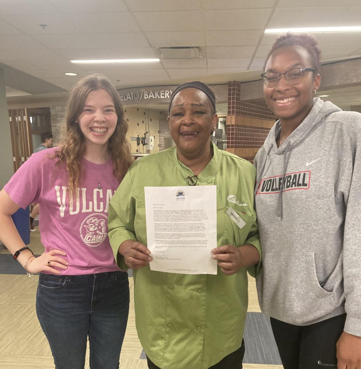 Ms. B with Sophia Johnson and Sarah Seader