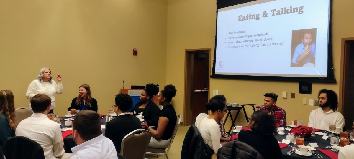 DECAs Etiquette Dinner Sponsored by Enterprise Mobility and the Career Center