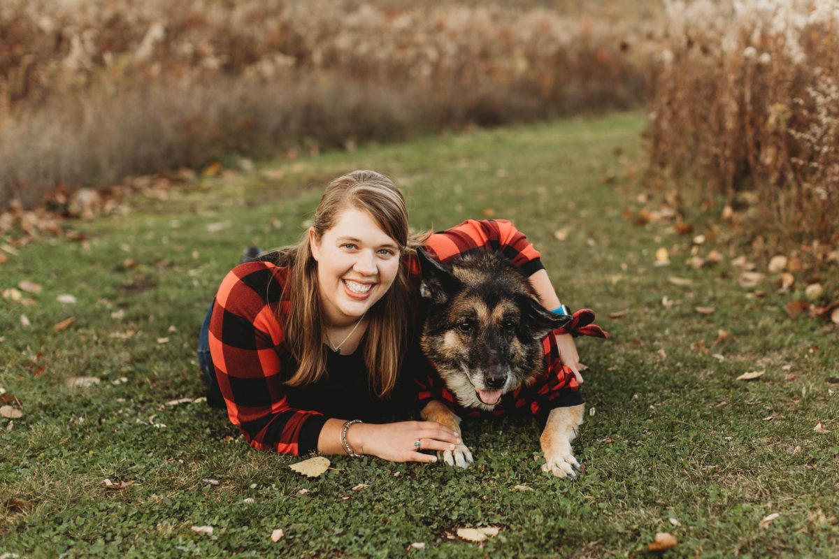 Dr. Amanda Seader (Class of 13) and Mr. Brutus Seader