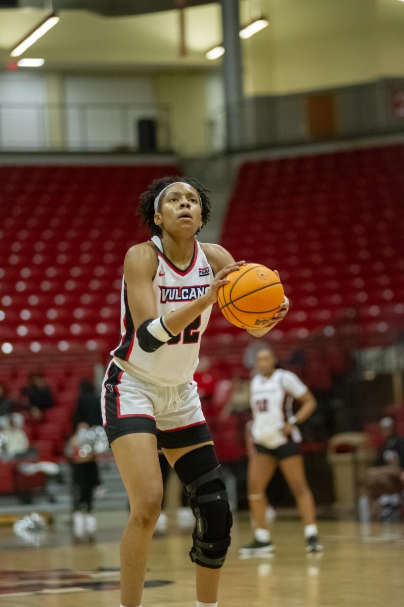 Dejah Terrell shooting at foul line