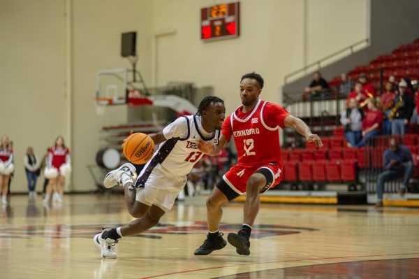 Donald Whitehead driving to the net