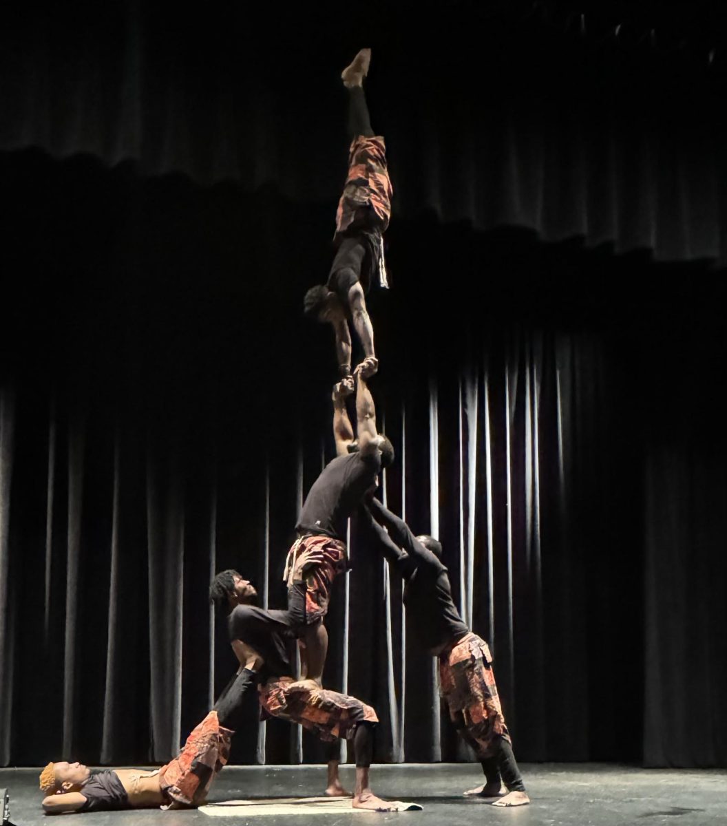 Zuzu Acrobats show in the Performance Center