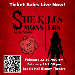 She Kills Monsters, the spring play by the PennWest California Theatre