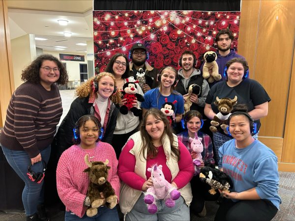 PennWest California students at the SAB event on Wednesday, Feb. 14